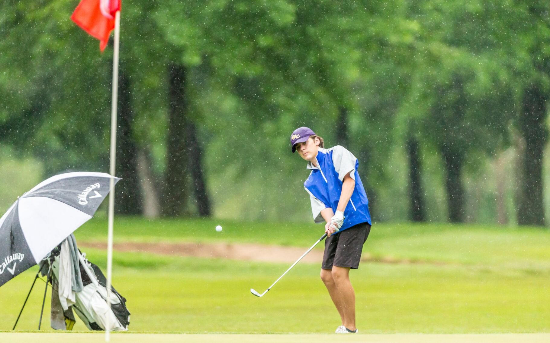 Class 5 boys golf state tournament, Round 1